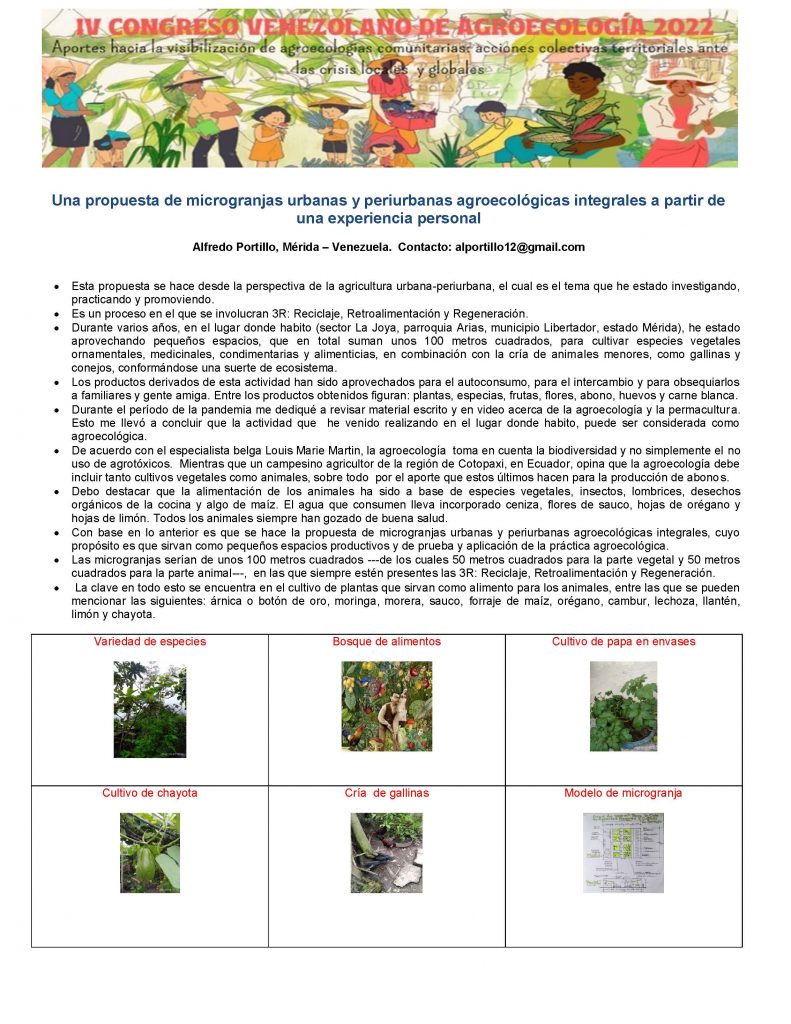 IV Congreso Venezolano De Agroecolog a M ster En Agroalimentaci n iv-congreso-venezolano-de-agroecolog-a-m-ster-en-agroalimentaci-n